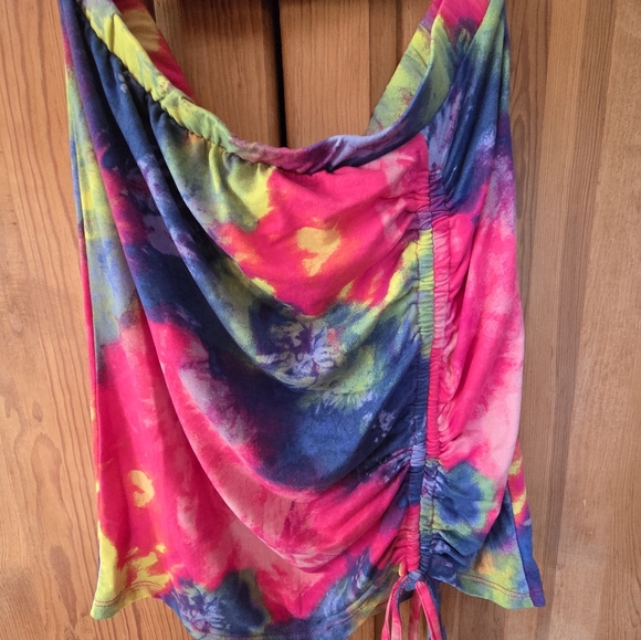 Juniors' Almost Famous Strapless Bandeau Top & Ruched Mini Skirt Set NEW $36 - Picture 3 of 8